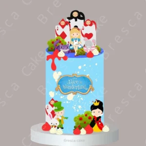 CAKE ALICIA EN EL PAIS DE LAS MARAVILLAS
