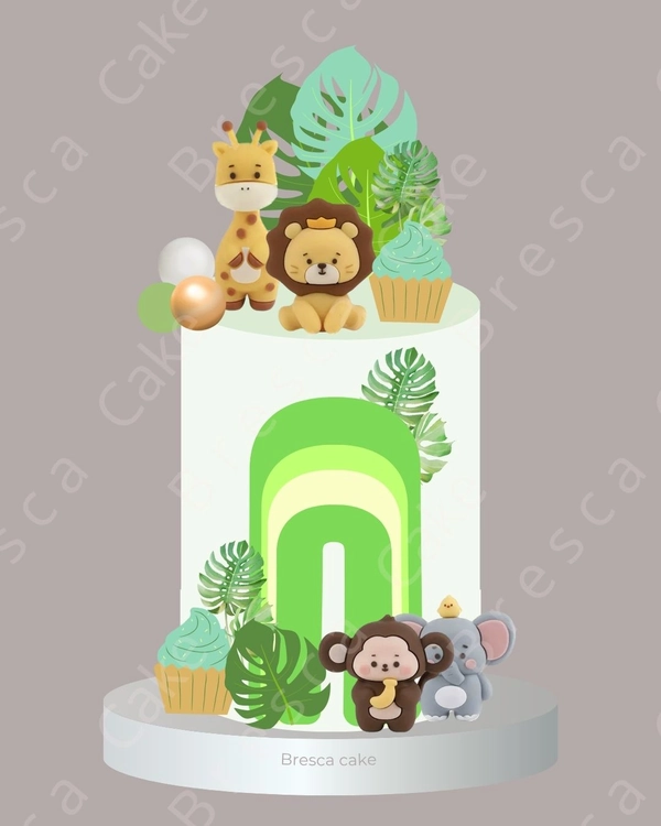 CAKE ANIMALITOS 3D