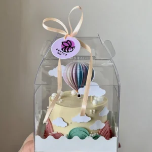 MINI CAKE IMPRESIONES GLOBO AEROSTATICO